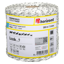 Weidezaunlitze turbomax® braided wire | 200 m | Ø 3 mm | 9 Leiter