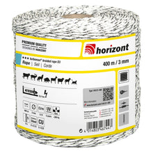 Weidezaunlitze turbomax® braided wire | 400 m | Ø 3 mm | 9 Leiter