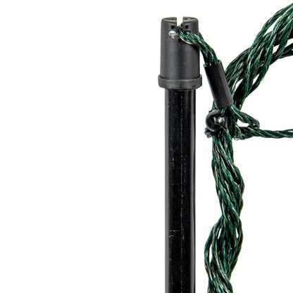 Geflügelnetz farmer® | Fiberglaspfähle| 110 cm hoch | 50 m lang | Doppelspitze | elektrifizierbar