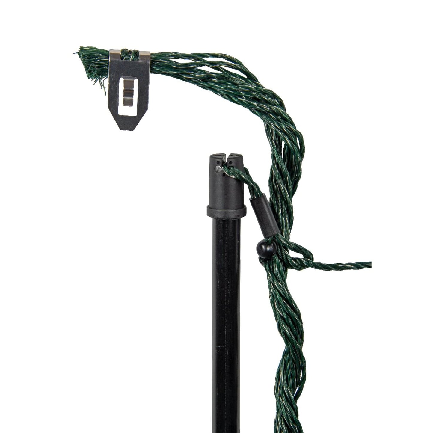 Geflügelnetz farmer® | Fiberglaspfähle| 110 cm hoch | 50 m lang | Doppelspitze | elektrifizierbar