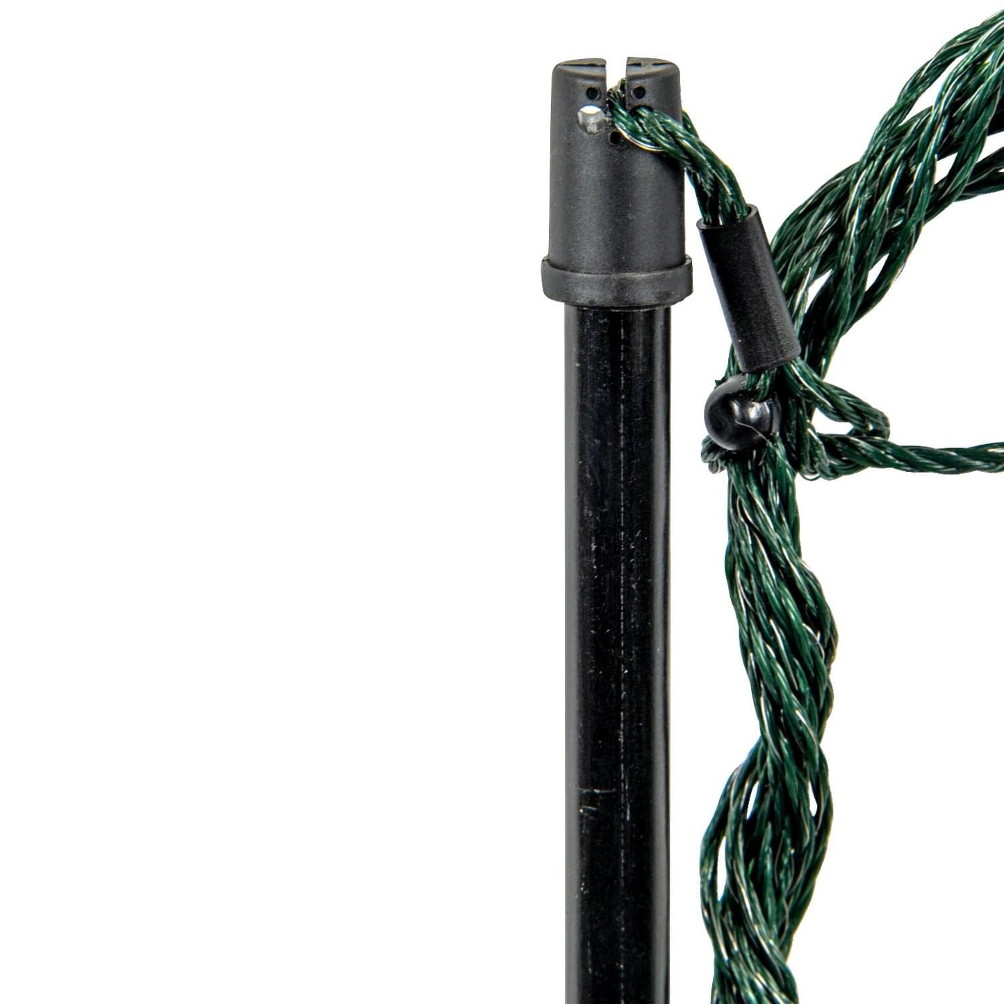 Geflügelnetz farmer® | Fiberglaspfähle | 110 cm hoch | 25 m lang | Doppelspitze | nicht elektrifizierbar