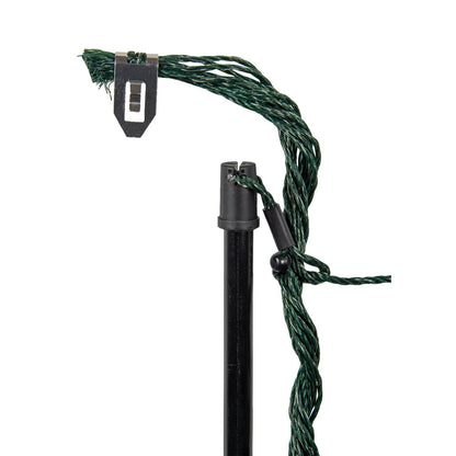 Geflügelnetz farmer®| Fiberglaspfähle | 110 cm hoch | 25 m lang | Doppelspitze | elektrifizierbar