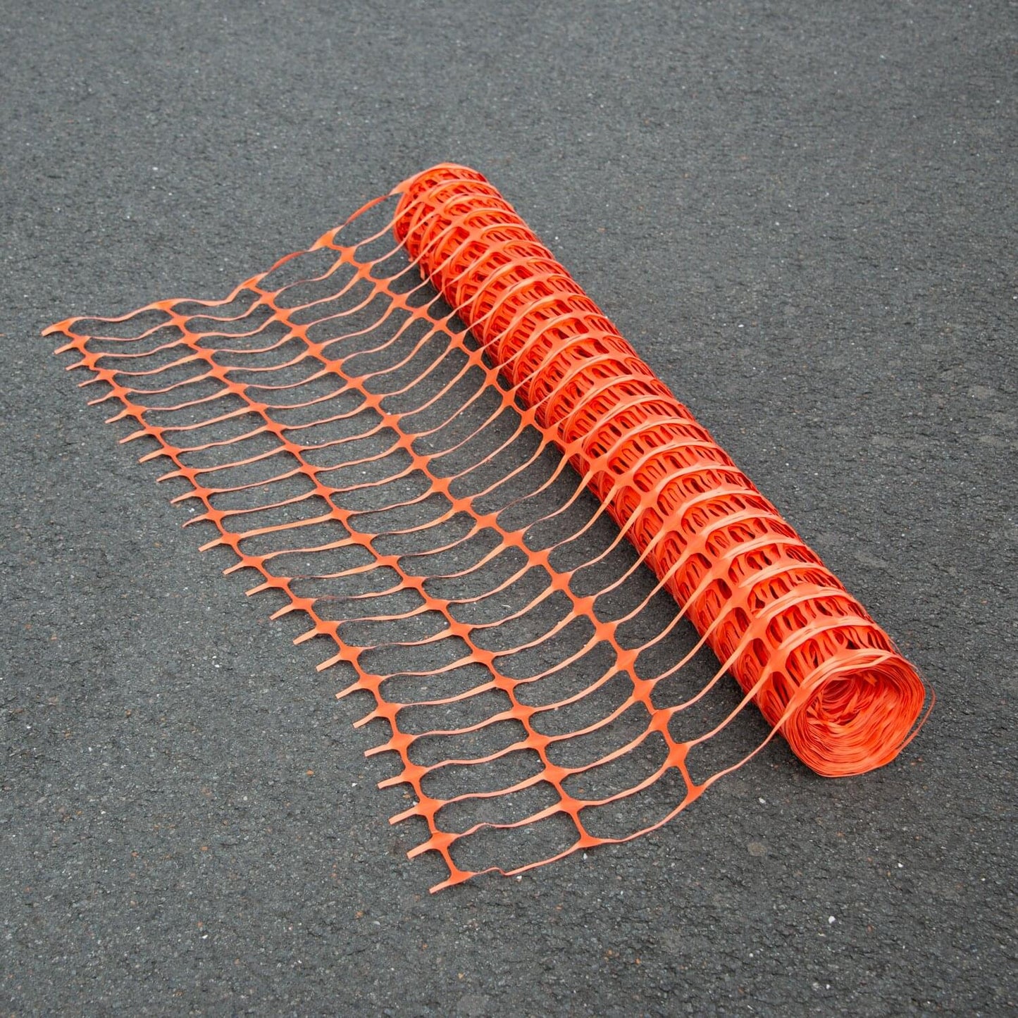 Absperrzaun | 50 m lang | 1 m hoch | orange | ohne Pfähle