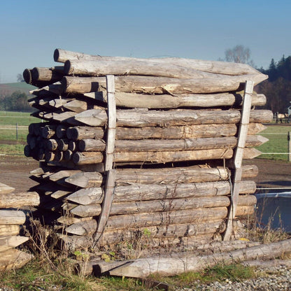 Robinien- Pfahl (rund) | Ø  15 cm | 230 cm (30 Stück / Palette)