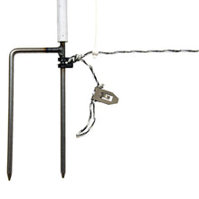 Schafnetz turbomax ® high energy braided plus earth mit Erdungsleiter | 105 cm hoch | 50 m lang | Doppelspitze | elektrifizierbar