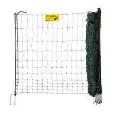 Geflügelnetz farmer®| Fiberglaspfähle | 120 cm hoch | 50 m lang | Doppelspitze | elektrifizierbar