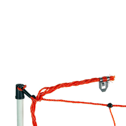 Schafnetz farmer®| Fiberglaspfähle | 90 cm hoch | 50 m lang | elektrifizierbar | Doppelspitze