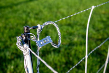 Schafnetz turbomax ® high energy braided plus earth mit Erdungsleiter | 120 cm hoch | 50 m lang | Doppelspitze | elektrifizierbar