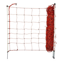 Schafnetz farmer®| PVC Pfähle| 90 cm hoch | 50 m lang | elektrifizierbar | Einzelspitze