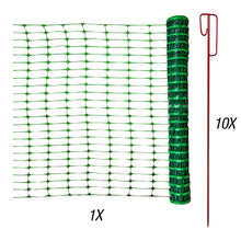 Absperrzaun | 50 m lang | 1 m hoch | grün | Set inkl. 10 Absperrhalter