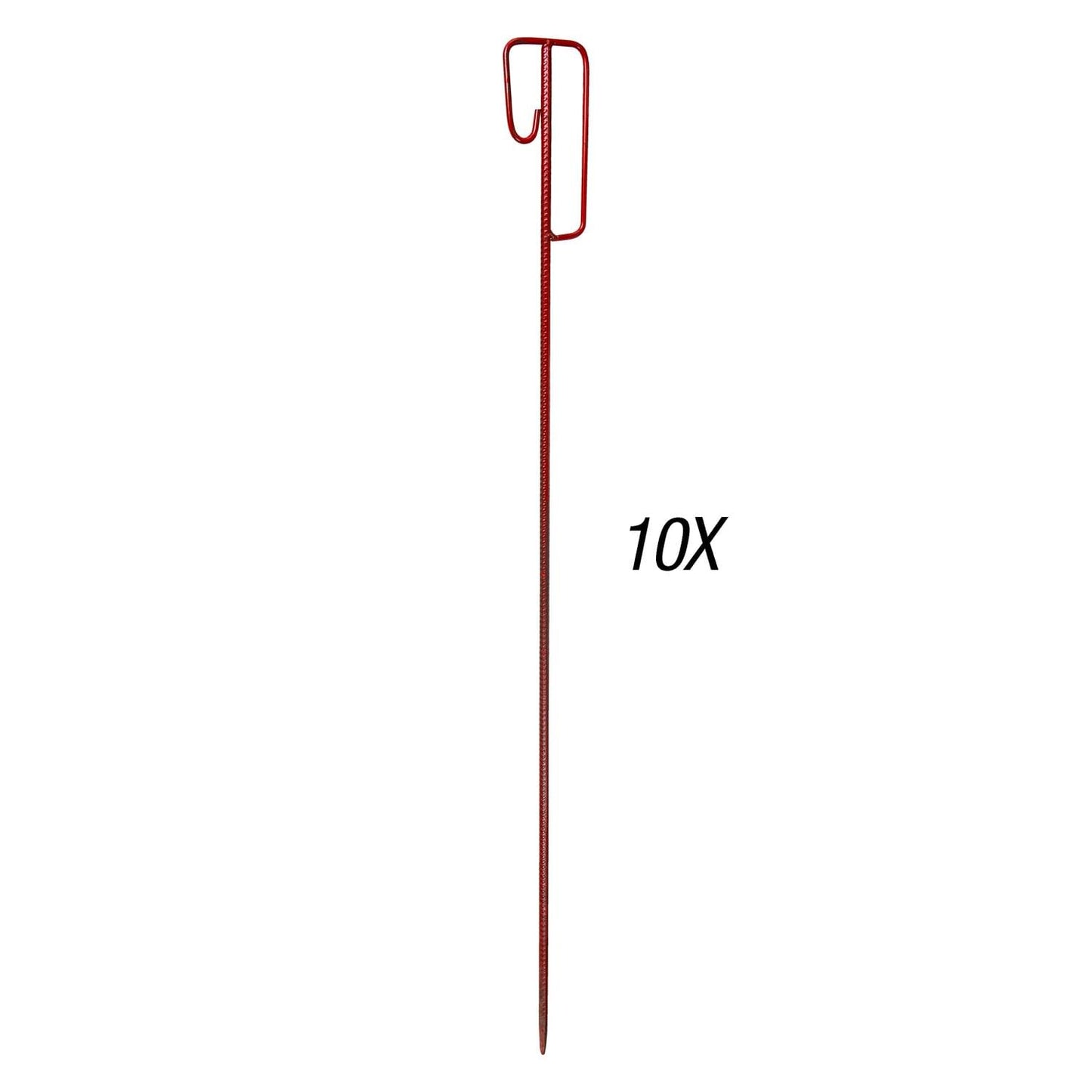 Absperrleinenhalter für Absperrzäune | 120 cm (10 Stück)