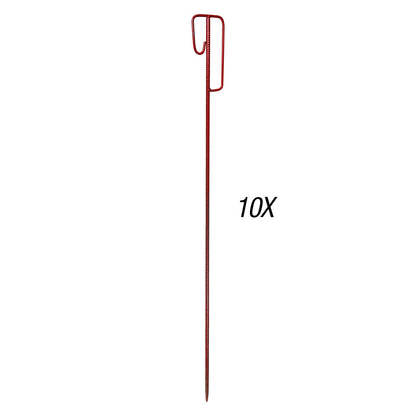 Absperrleinenhalter für Absperrzäune | 120 cm (10 Stück)