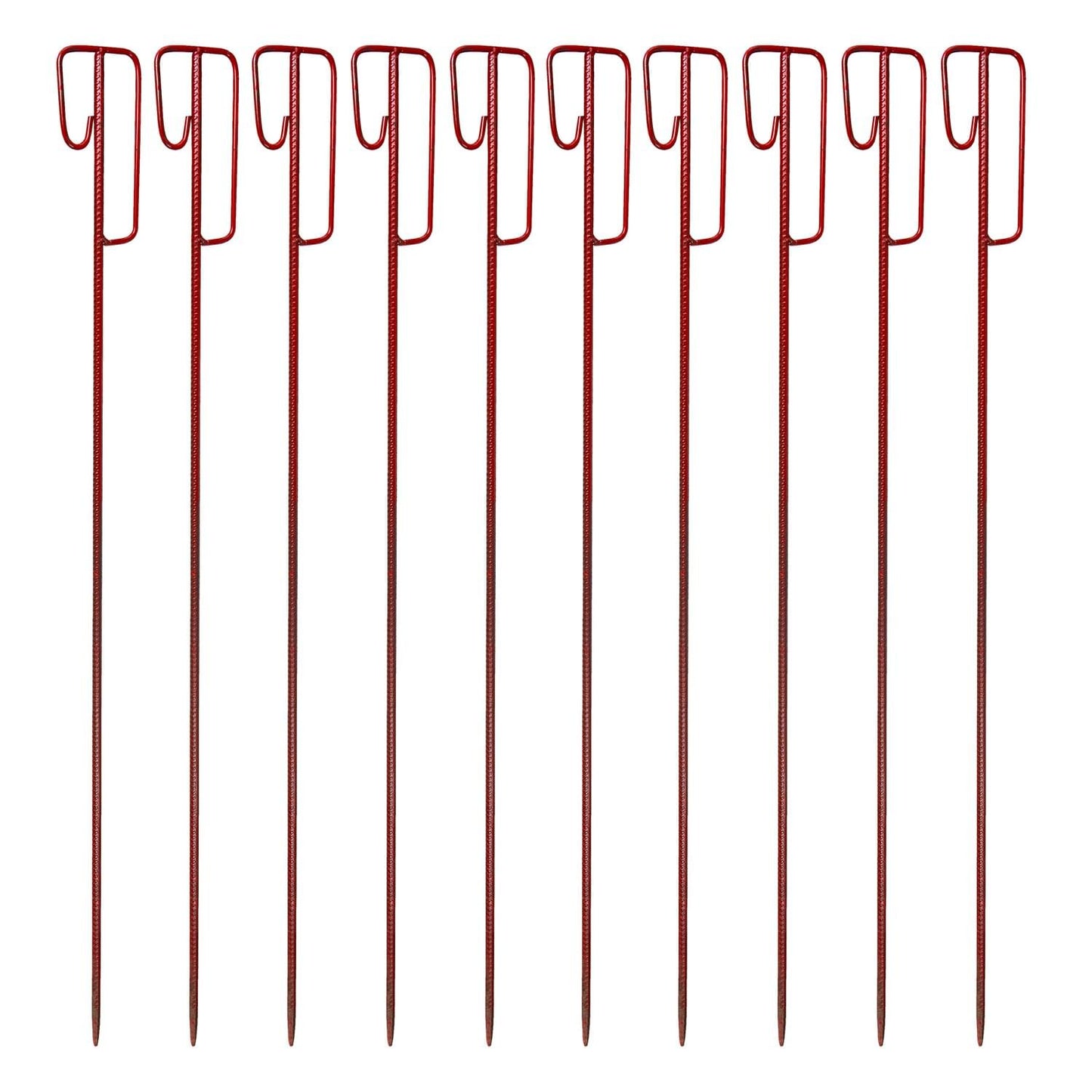 Absperrleinenhalter für Absperrzäune | 120 cm (10 Stück)