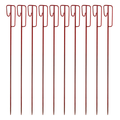 Absperrleinenhalter für Absperrzäune | 120 cm (10 Stück)