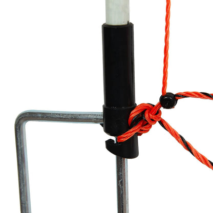 Schafnetz farmer®| Fiberglaspfähle | 105 cm hoch | 50 m lang | elektrifizierbar | Doppelspitze