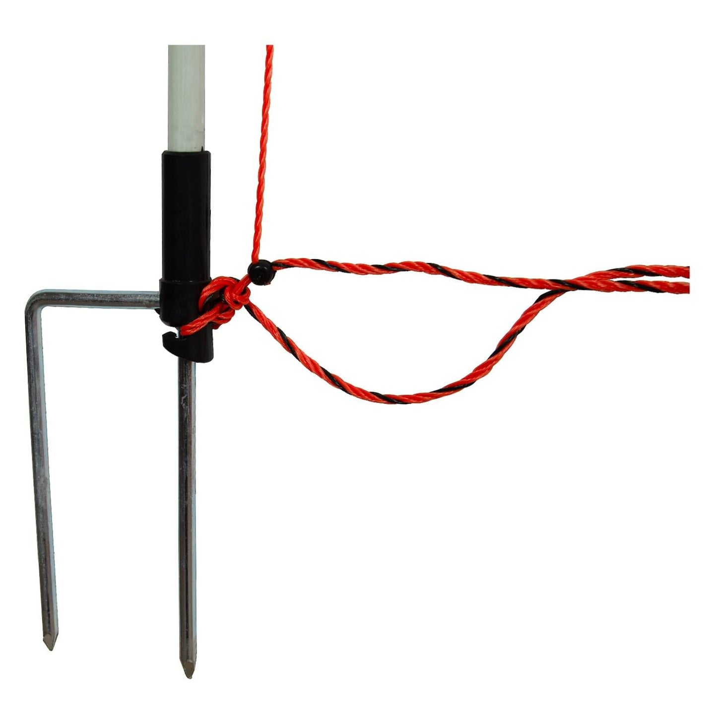 Schafnetz farmer®| Fiberglaspfähle | 105 cm hoch | 50 m lang | elektrifizierbar | Doppelspitze