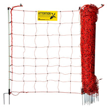 Schafnetz farmer®| Fiberglaspfähle | 105 cm hoch | 50 m lang | elektrifizierbar | Doppelspitze