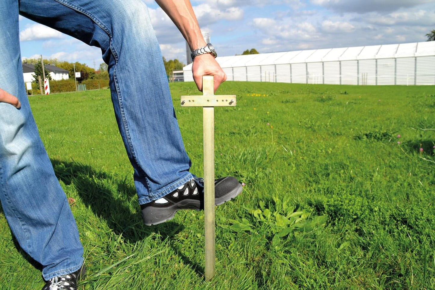 horzont Erdpfahl für Akkugeräte | verzinkt