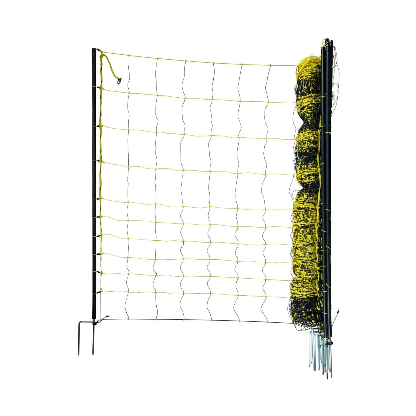 Wolfsabwehrnetz | 145 cm hoch | 50 m lang | Doppelspitze | elektrifizierbar