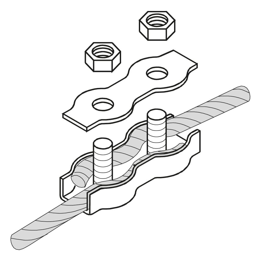 Weidezaunlitzenverbinder | 10 x | 1-4 mm