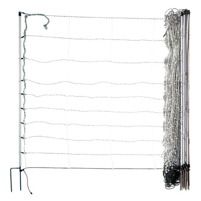 Schafnetz turbomax extra | 105 cm hoch | 50 m lang | Doppelspitze | elektrifizierbar