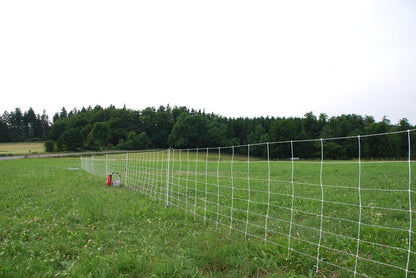 Schafnetz turbomax extra | 90 cm hoch | 50 m lang | Doppelspitze | elektrifizierbar