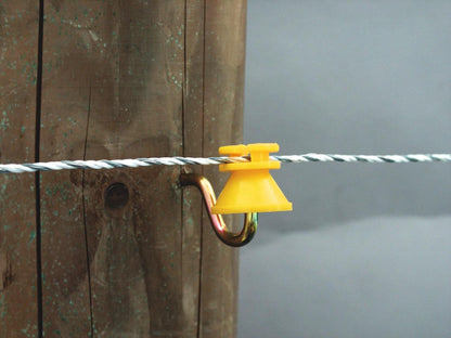 Schlitzisolator farmer gelb | bis 3 mm | 50 Stück (Beutel)