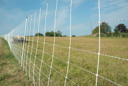 Schafnetz turbomax extra | 105 cm hoch | 50 m lang | Doppelspitze | elektrifizierbar