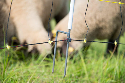 Schafnetz horinetz | 105 cm hoch | 50 m lang | Doppelspitze | elektrifizierbar