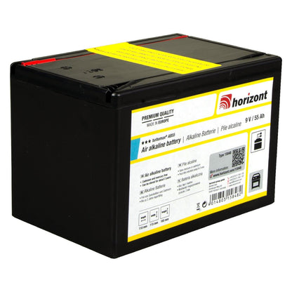 9 V Alkaline-Batterie | turbomax® AB55 (9 V / 55 Ah)