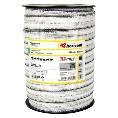 Weidezaunband turbomax® T40 | 200 m | 40 mm | 12 Leiter