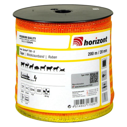 Weidezaunband farmer® T20-O | 200 m | 20 mm | 8 Leiter