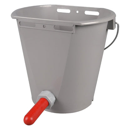 Kunststoff-Kälbertränkeimer | grau |(8 L)