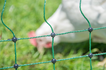 Geflügelnetz ranger® security | 105 cm hoch | 50 m lang | Doppelspitze | ohne Stromleiter