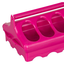 Kunststoff-Geflügelfuttertrog | pink (8,5 x 30 cm)