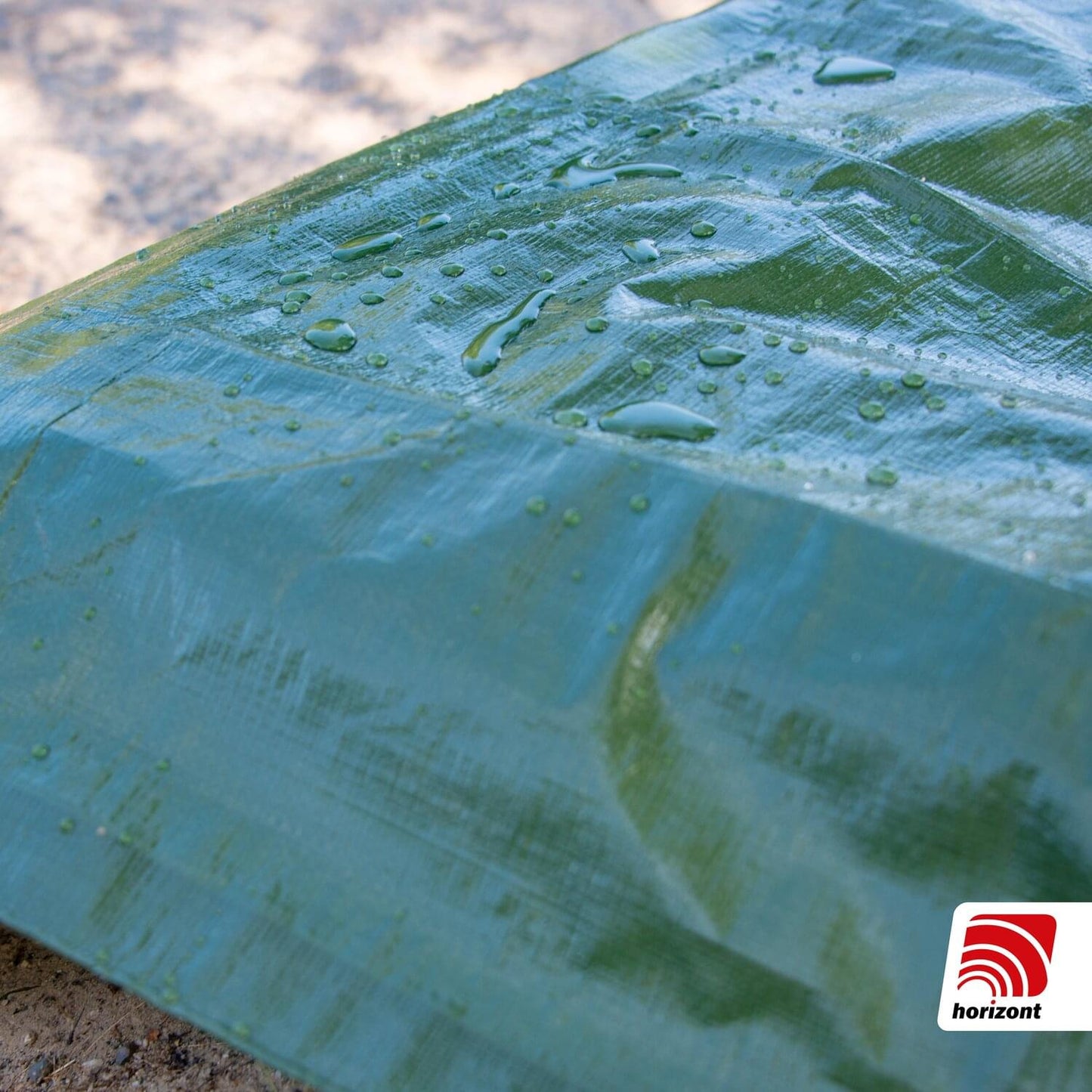 Holzabdeckplane | grün | 2 x 8 m | 180 g / m²