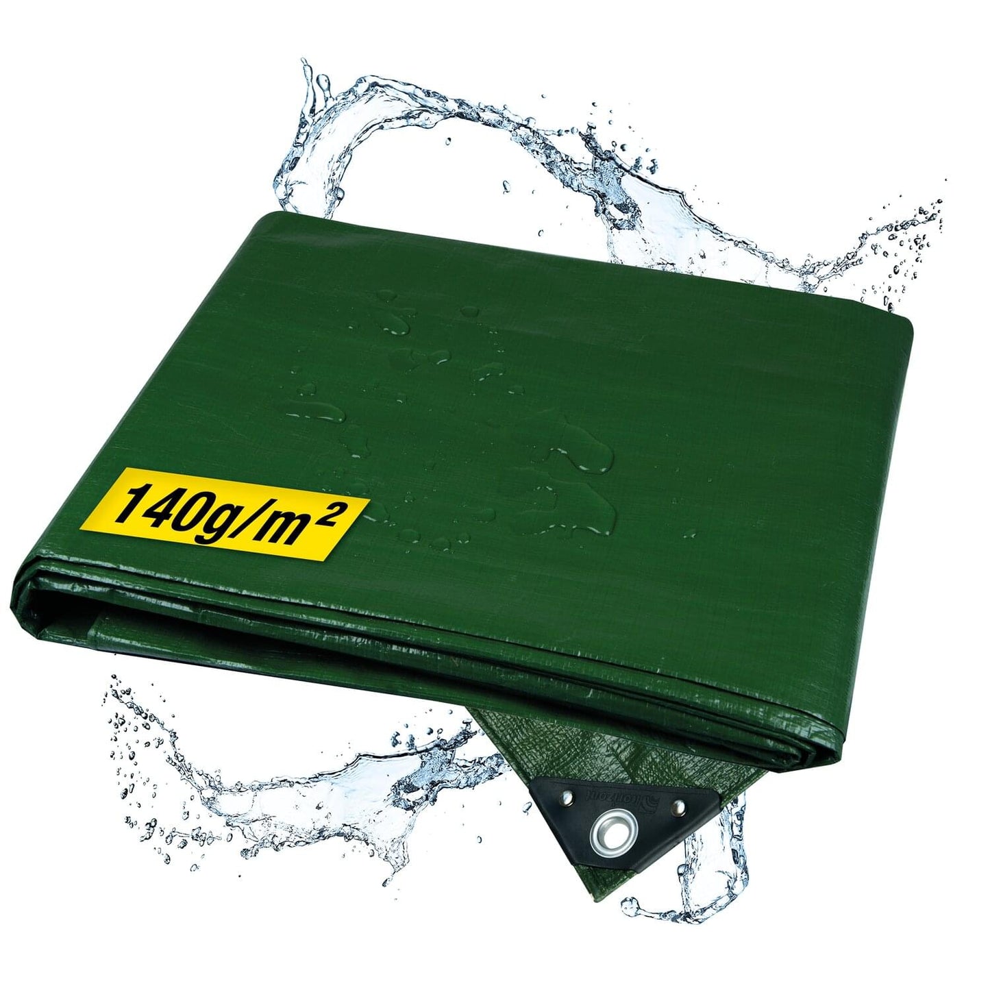 Abdeckplane universal | grün | 3 x 4 m | 140 g / m²