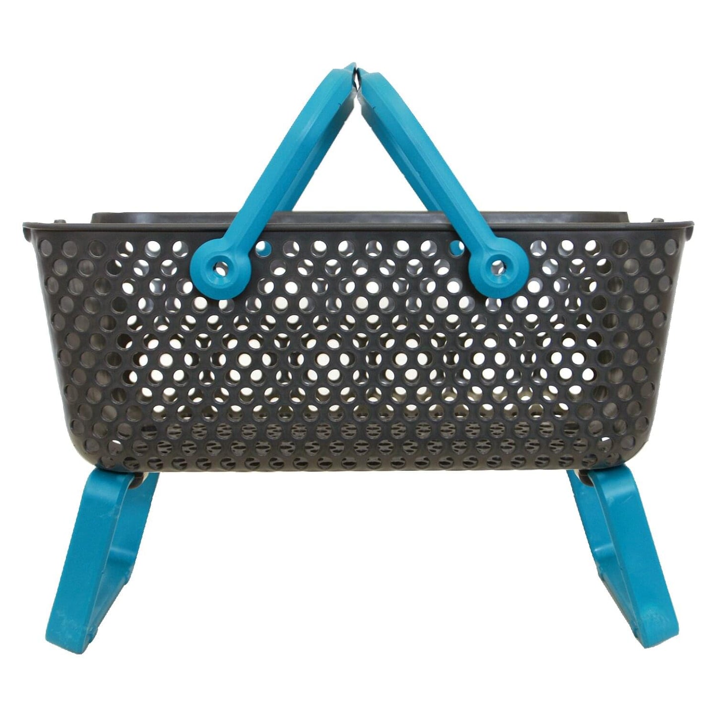 Kajo Erntekorb | grau / türkis  (15 L)