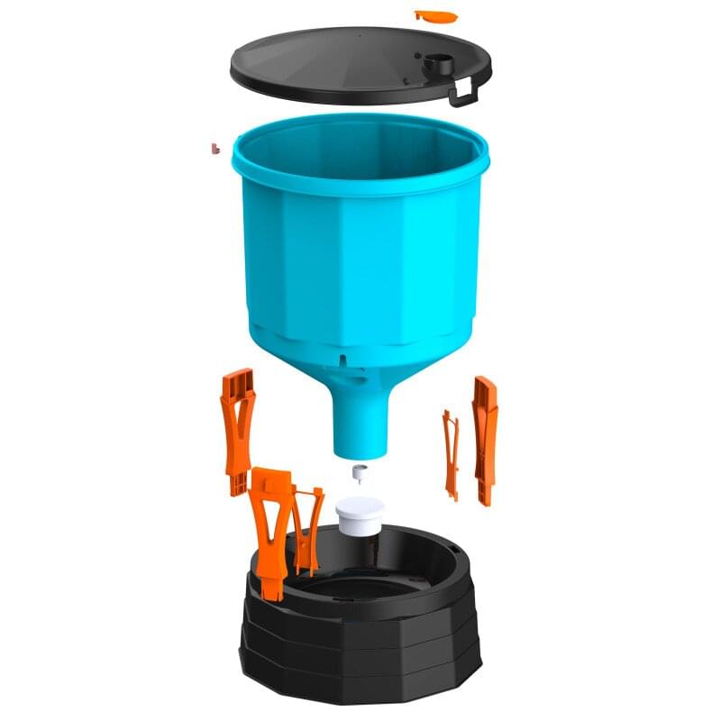 Copele Geflügeltränke Silo Freiland | 35 L