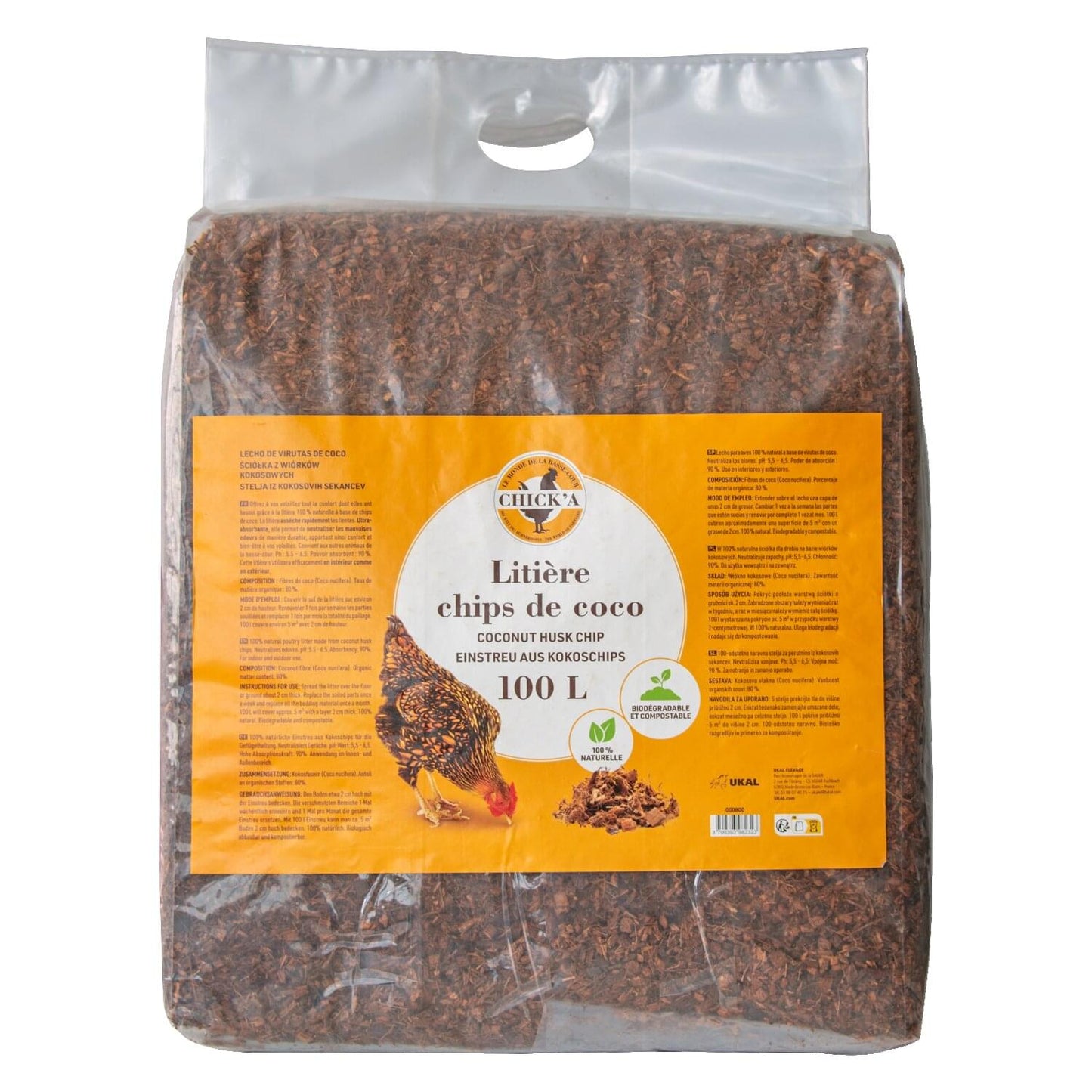 Kokoseinstreu grob (100 L)  | biologisch abbaubar und kompostierbar