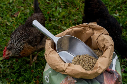 KAMER Aluminium-Futterschaufel | flach (2 kg)