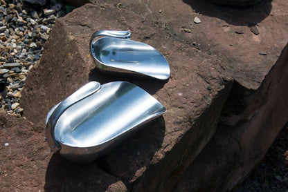 KAMER Aluminium-Futterschaufel | rund | gebogener Griff (1 kg)