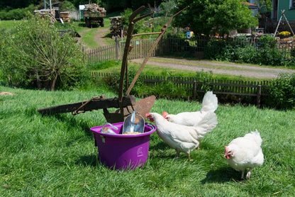 KAMER Aluminium-Futterschaufel | rund | gebogener Griff (1,6 kg)