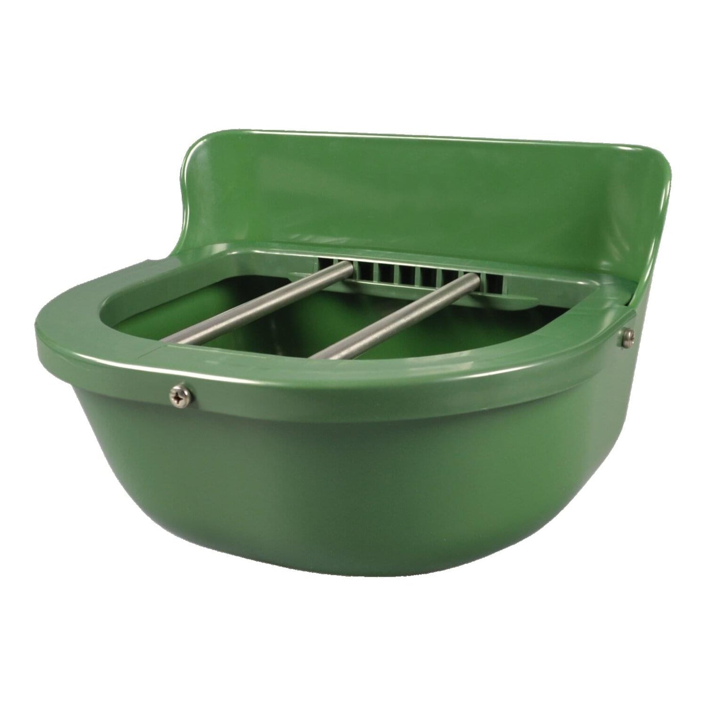 Polypropylen Fohlen-Futtertrog | mit Gittern | grün | (8,5 L)