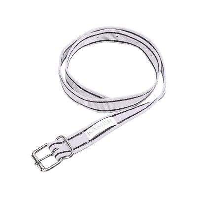 Rinderhalsriemen | schwarz / weiß (120 cm)