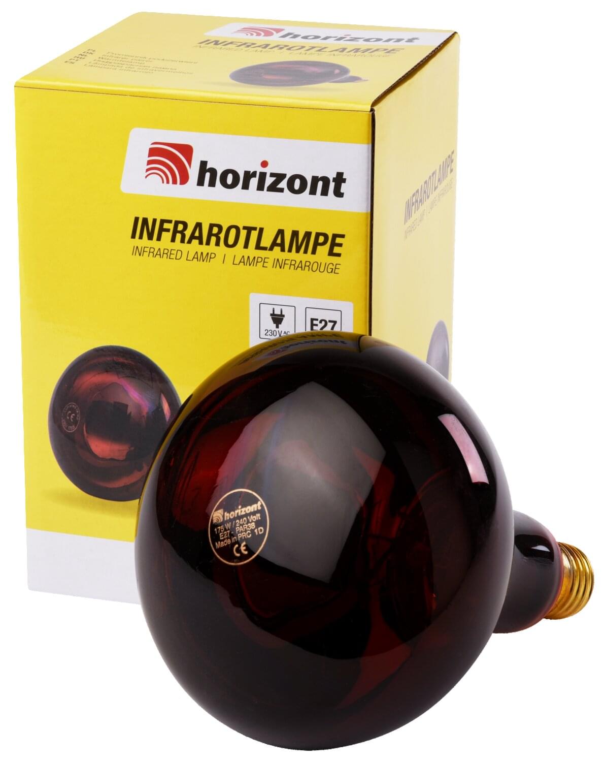 Infrarot-Sparlampe | 175 Watt | rot