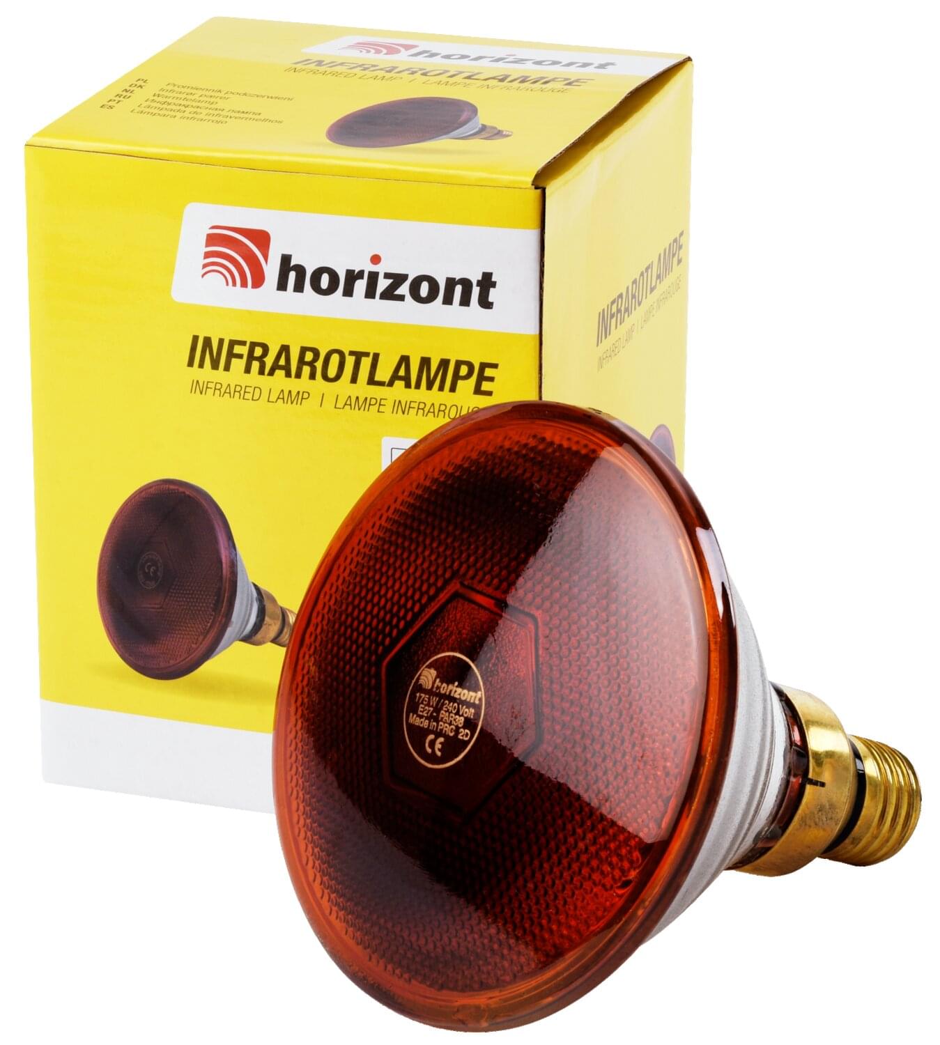 Infrarot-Sparlampe | 175 Watt | rot