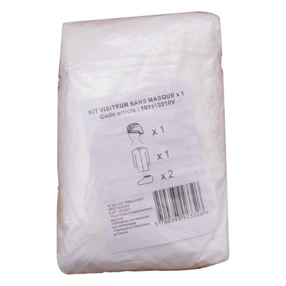 Einweg-Besucherkit ohne Maske | 10 Stück
