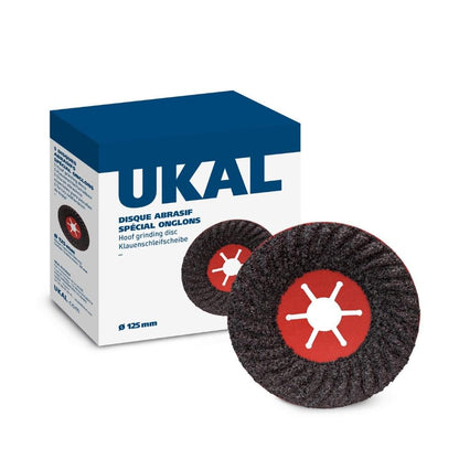 Klauenschleifscheibe für Kühe | Lochung 22 mm | 5 Stück (ø 125 mm)