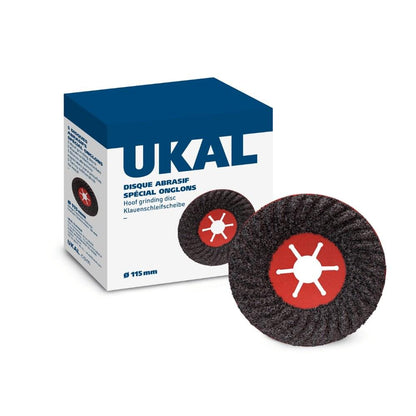 Klauenschleifscheibe für Kühe | Lochung 22 mm | 5 Stück (ø 115 mm)